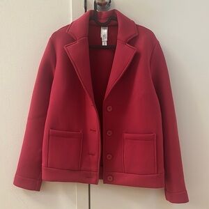 Pink Button-Up Blazer Jacket